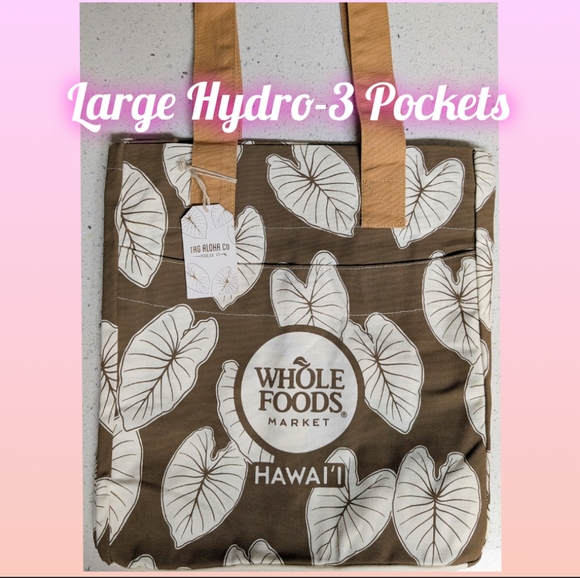 Whole Foods Market Hawaii Exclusive Kalo Hydro Tote Bag - Picture 1 of 6